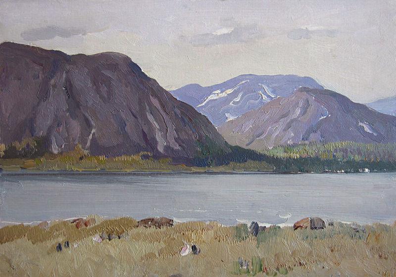 unknow artist In Altai Mountains